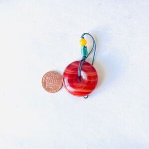 Phone Lanyard,Phone Charm,Key Chain,Bag Charm,Handmade Red Agate Purse Charm